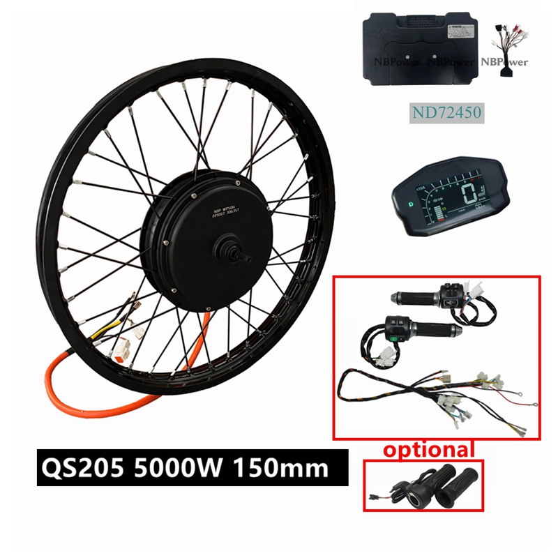 Ebike Conversion Kit 72V 3000W - Kit E-bike NBpower/QS205 V3 72v 5000W