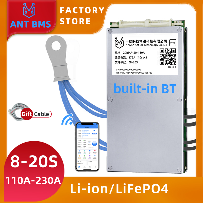 Smart Bms 72V 20S 150A Bluetooth - ANT Smart Balance BMS 8S-20S con
