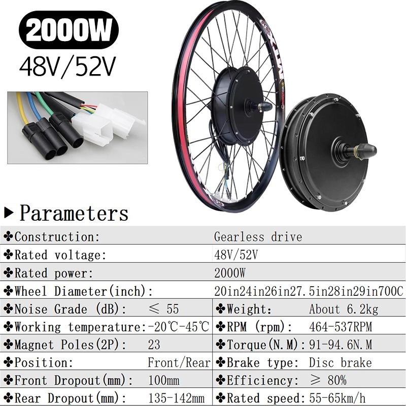 Kit di conversione E-Bike 72V  - Ebike Conversion Kit 72V 3000W recensione e prezzo