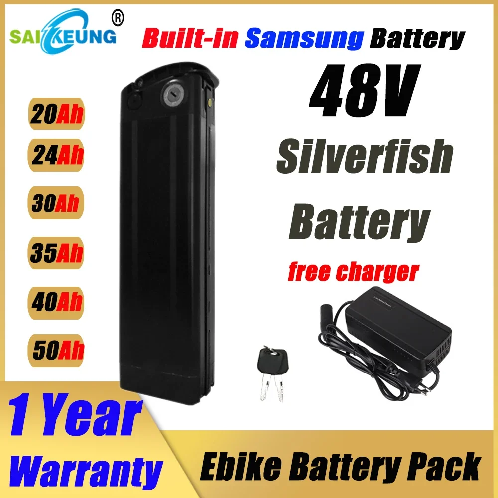 Bici elettrica SilverFish 48v  - Ebike Battery 48V 20Ah Hailong recensione e prezzo