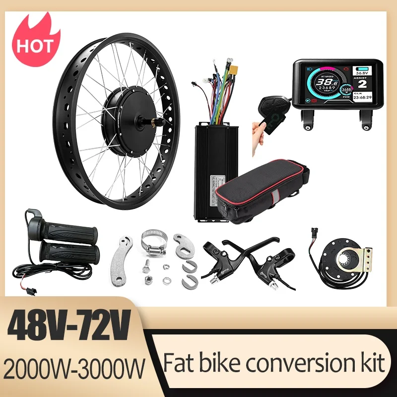 Kit di conversione per bici da - Ebike Conversion Kit 72V 3000W recensione e prezzo