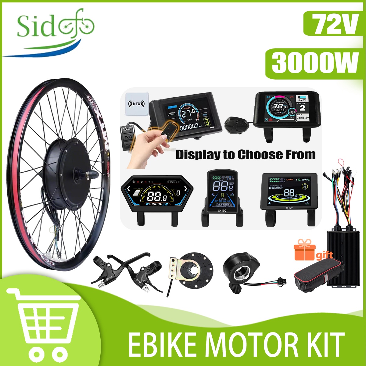 Kit di Conversione E-Bike 72V  - Ebike Conversion Kit 72V 3000W recensione e prezzo